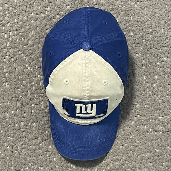 New York Giants Hat Men M/L Blue Embroidered Logo NFL Vintage Old Orchard Reebok - Picture 6 of 16